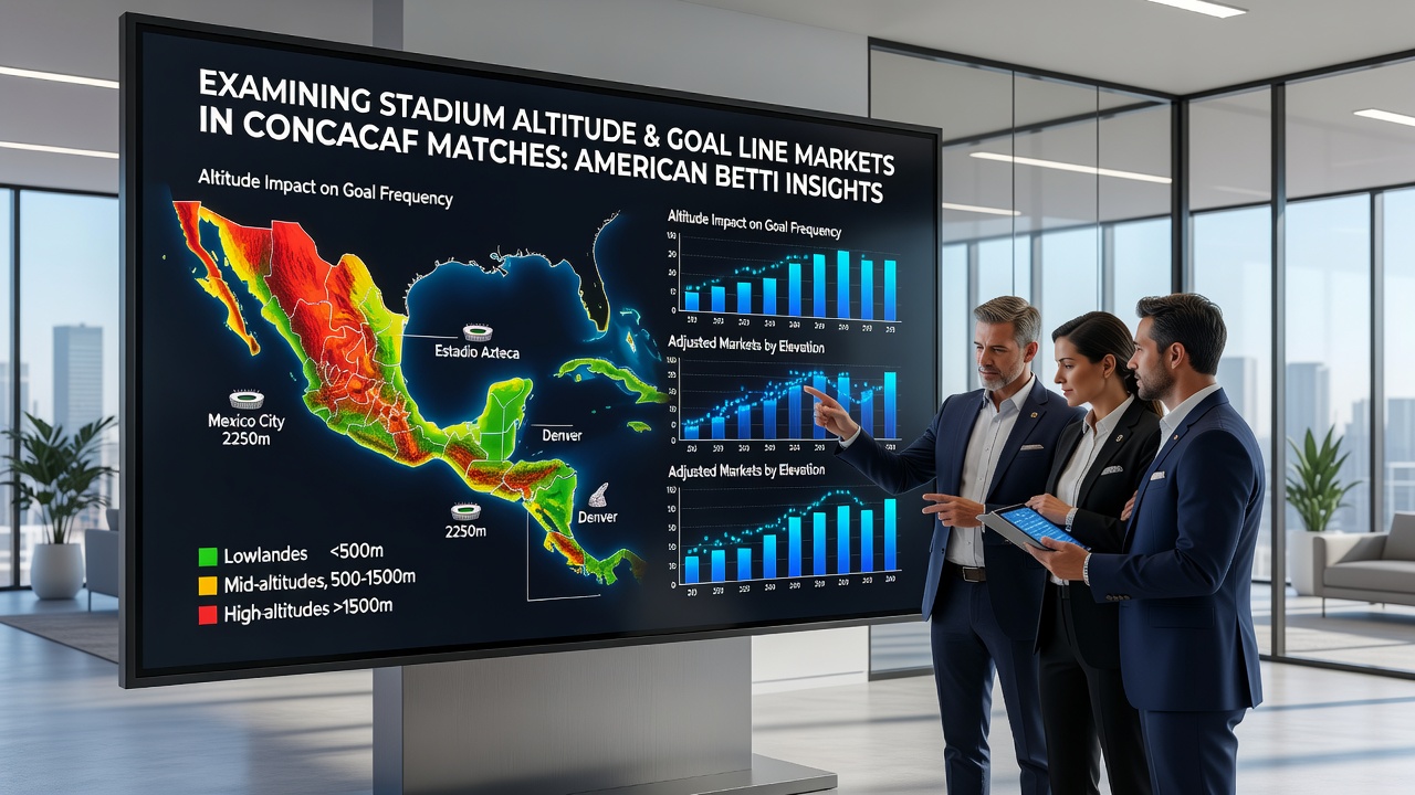 American sportsbook interface displaying goal line odds for a CONCACAF soccer match