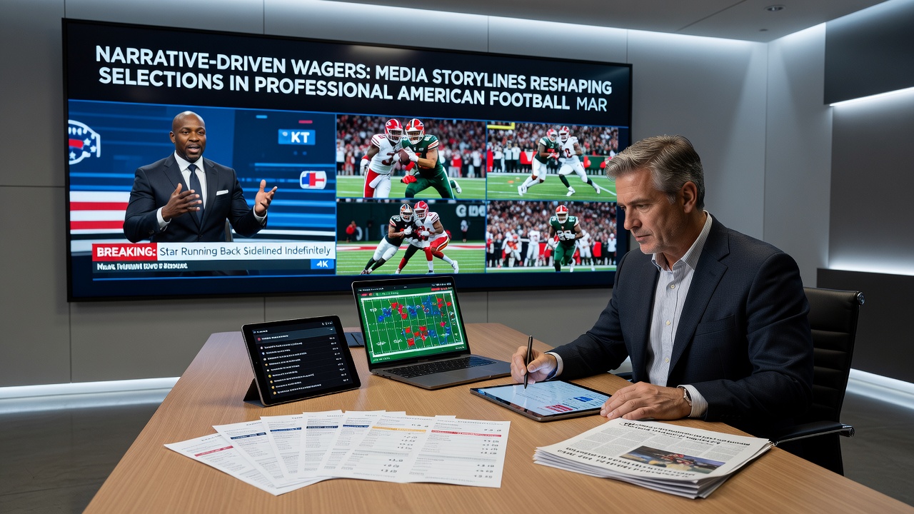 NFL media coverage affecting selections at US licensed betting platforms